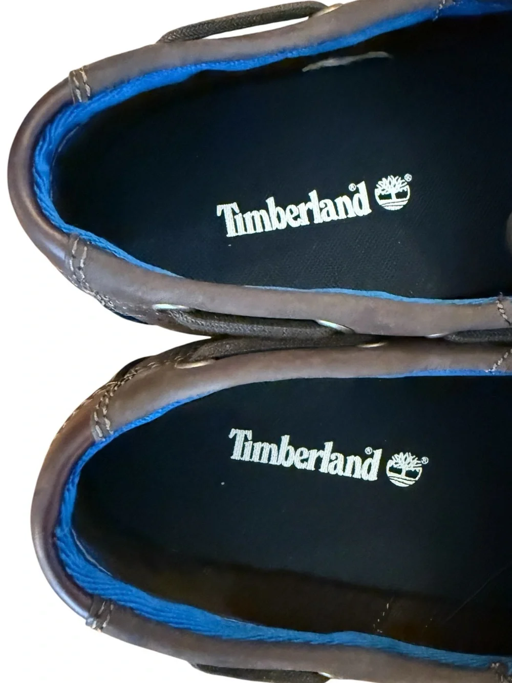 Timberland 2-Eye Boat Shoes Men’s 10.5W Wide Brown Leather Gripstick A1G8C NWOT